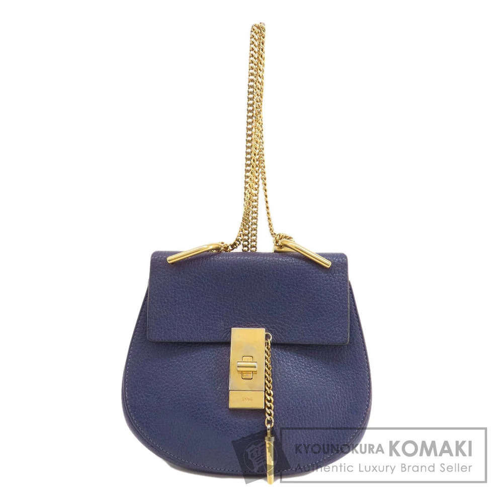Chloe Drew Chain Shoulder Bag Leather
